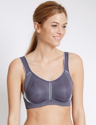 High Impact Padded Light as Air&trade; Spacer Sports Bra A-G